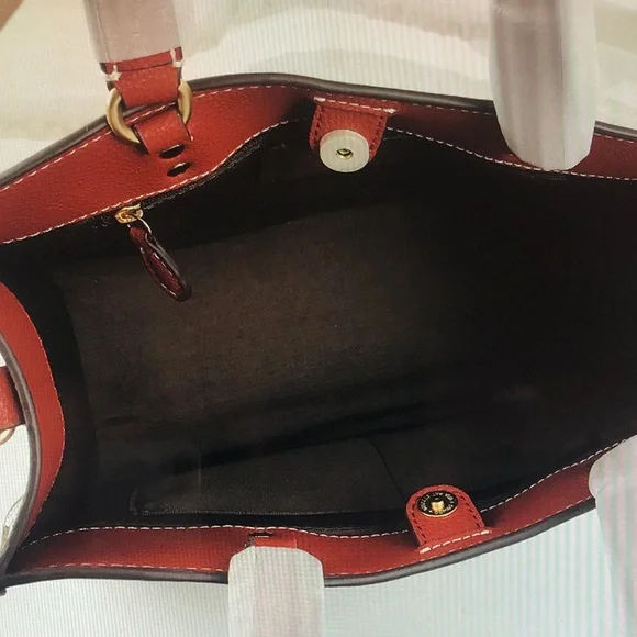 Coach Brown and Red Snoopy Shoulder Bag - Picture 11 of 12